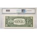 UNITED STATES OF AMERICA 2003 . ONE 1 DOLLAR BANKNOTE . ERROR . INSUFFICIENT INK